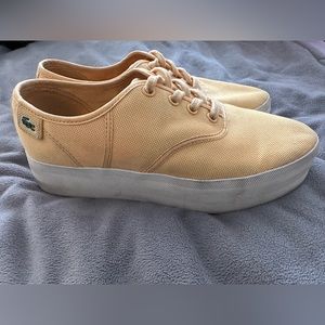 Lacoste Flatform Canvas Sneaker